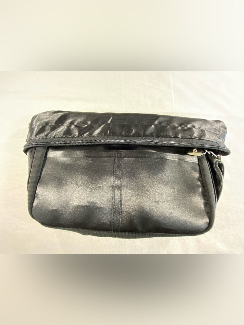 Black/Red Satin Pursfection Portable Purse Organizer Bag Insert